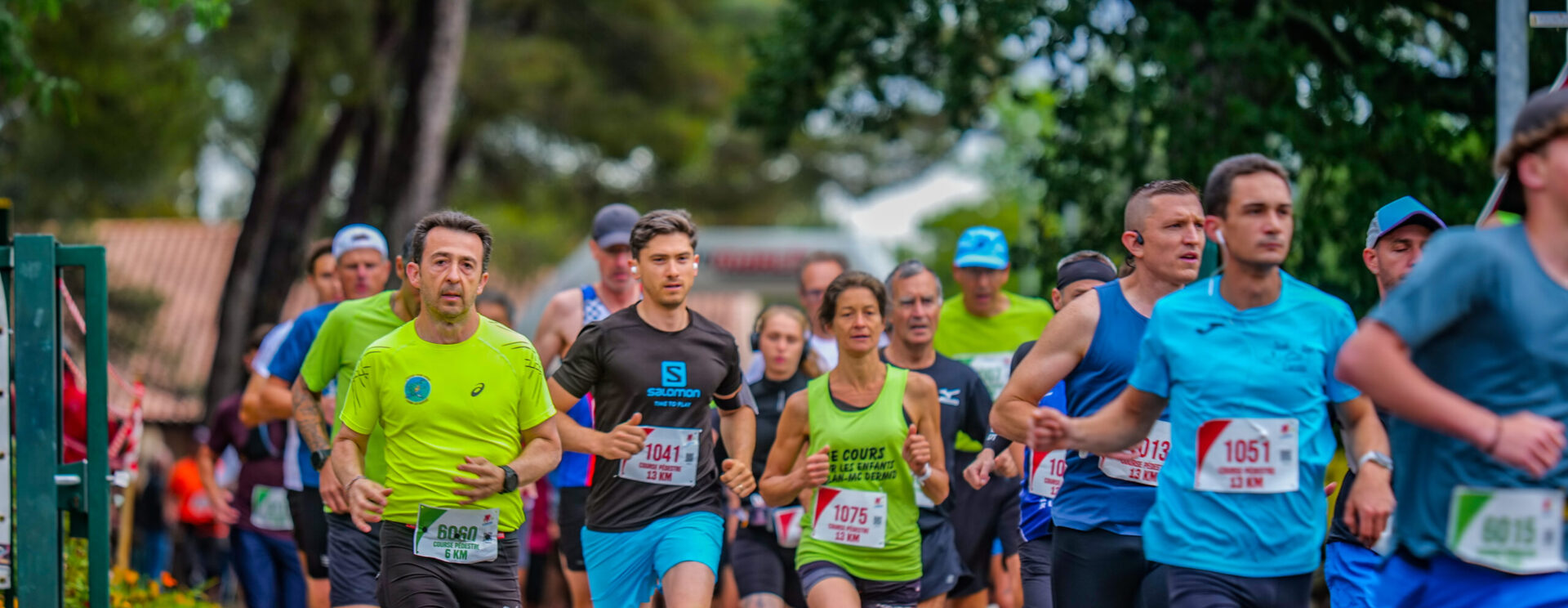 départ des courses 6 et 13 km.